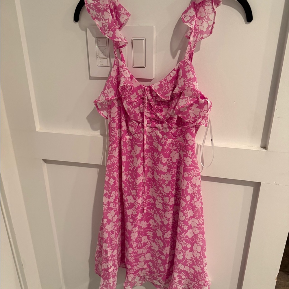 Lulu's Vibrant Pink Dress